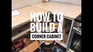 How to Build a Corner Cabinet for Your Kitchen [upl. by Ardnaik]