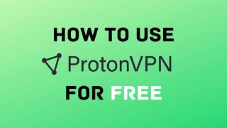 How to sign up and install ProtonVPN for FREE  How to use ProtonVPN [upl. by Nivlek784]