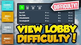 How To Check Lobby Difficulty In Warzone Warzone Lobby Difficulty Checker [upl. by Ecenahs]