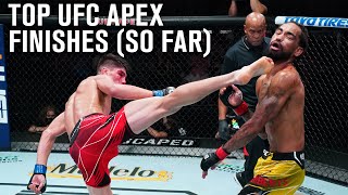 Top UFC APEX Fight Night Finishes So Far [upl. by Marchak202]