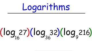 Logarithms [upl. by Licha]