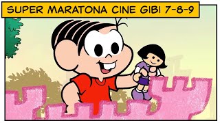 🎥 Super Maratona Cine Gibi 7 8 e 9  Turma da Mônica [upl. by Akcirred]