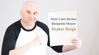 Benjamin Moore Shaker Beige Color Review [upl. by Amitak]