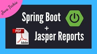 Spring Boot  Jasper Report  Example  JavaTechie [upl. by Adelind364]