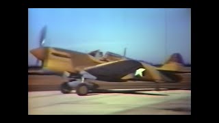 How to Fly the Curtiss P40  Ways of the War Hawk 1944 Color [upl. by Nirroc]