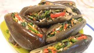 БАКЛАЖАНЫпо Азербайджански Маринованные на ЗимуSirkəbadımcan turşusuAzerbaijani Salted Eggplant [upl. by Ahseinad]