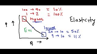 Elastic and inelastic demand curve [upl. by Rabiah249]