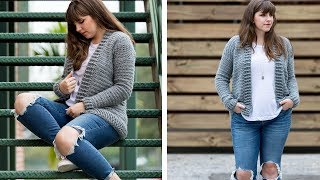 Crochet the Everyday Cardigan Sweater [upl. by Komsa]