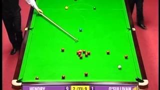 2004 World Snooker Championship SF Ronnie OSullivan vs Stephen Hendry Session 2 BBC [upl. by Anecusa]