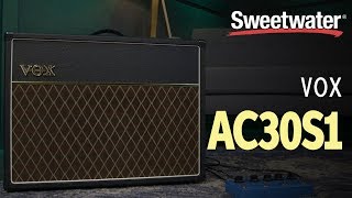 Vox AC30S1 30watt 1x12quot Tube Combo Demo [upl. by Solegna]