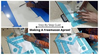 Making A Freemason Apron  Master Mason Apron  Masonic Regalia Apron Tutorial  Wannat Group [upl. by Asial]