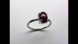 Cabochon stacker ring [upl. by Ark]