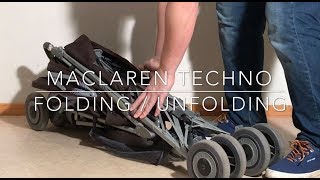 How to Fold  Unfold the Maclaren Techno [upl. by Arin50]