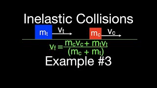 Momentum 9 of 16 Inelastic Collisions Example 3 [upl. by Led836]