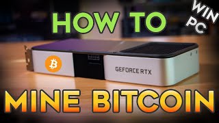 How to Mine Bitcoin on PC in 2021 Beginners Quick Start Guide  Overclocking Basics [upl. by Kurtis]