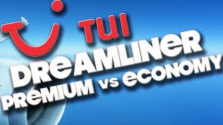 TUI DREAMLINER  PREMIUM Vs ECONOMY  GATWICK TO ORLANDO [upl. by Abbie365]