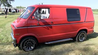 1971 Custom Dodge Tradesman 100 Show Van Best of Show at CAVEIN 2020 [upl. by Edgar]