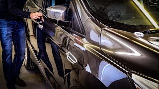 How to Pinstripe a vehicle using 3M stripes  theautobodyguy [upl. by Aicac]