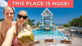 Sandals Ochi Full Tour  The Cheapest Sandals Resort [upl. by Klusek]