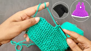 How to make woolen clothes sweaters hats Hand stitching [upl. by Accemahs]