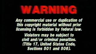 Artisan Home Entertainment 1999 With FBI Warning [upl. by Romina600]