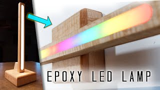 Wireless EPOXY LED 3in1 Lamp amp Sconce  3 Different Lamps in 1  DIY Woodworking [upl. by Genvieve]