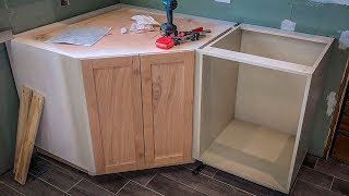 How I made a Kitchen Corner Cabinet  NewAir G73 Review [upl. by Eiramrefinnej]