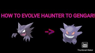 How to evolve Haunter to Gengar in Pokemon GS Chronicles [upl. by Ardnuasal]