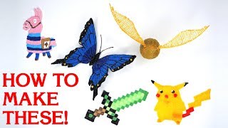 3D Pen Art  5 EASY Ideas for Beginners [upl. by Bethesde]