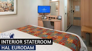 HAL Eurodam  Interior Stateroom Walkthrough Tour amp Review 4K  Holland America Cruise Line [upl. by Ellennoj]