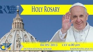 Holy Rosary with the Pope [upl. by Alleb795]