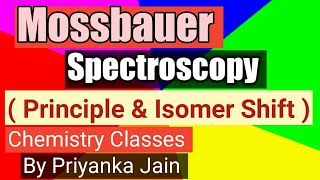 Mossbauer spectroscopy  1  principle amp isomer shift  Spectroscopy Part7 csir net Gate [upl. by Eirual]