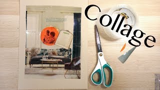 How to Make a Collage  Materials Composition and Tips [upl. by Stanwinn165]