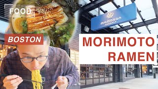 Food Review  MORIMOTO MOMOSAN Ramen in Bostons Hub Hall [upl. by Elokcin587]