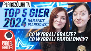 Planszówki TV  Top 5 gier planszowych 2024 [upl. by Coplin]