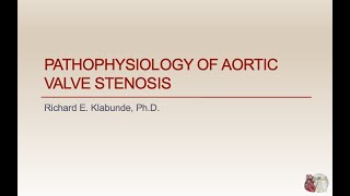 Aortic stenosis pathophysiology [upl. by Fauch591]