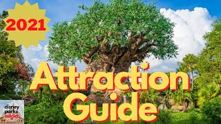 Disneys Animal Kingdom ATTRACTION GUIDE  2021  All Rides  Walt Disney World [upl. by Carlye886]