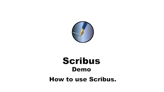 How to Use Scribus [upl. by Sumer]