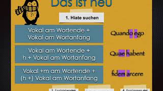 Skandieren lateinischer Verse LateinLernvideo [upl. by Kristy468]