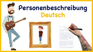 Personenbeschreibung  kurz amp knackig  Deutsch [upl. by Oiracam]