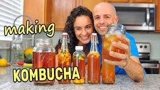 How to Make Kombucha amp Easy Secondary Fermentation Recipes [upl. by Addison302]