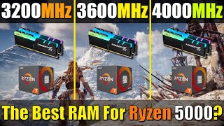 3200MHz vs 3600MHz vs 4000MHz  Best RAM for Ryzen 5000 [upl. by Helaine]