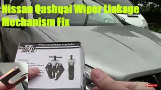 Nissan Qashqai Wiper Linkage Mechanism Fix [upl. by Lustig]