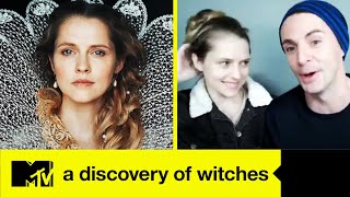 A Discovery Of Witches Matthew Goode amp Teresa Palmer Reveal The Magic Behind Series 2  MTV Movies [upl. by Tristram]