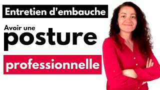 Entretien dembauche conseils pour une bonne posture [upl. by Ribaj]