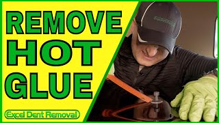 How To EASILY REMOVE Hot Glue From Car [upl. by Lenad]