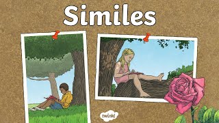 What Is A Simile  Similes For Kids KS2 [upl. by Mano]