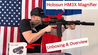 Holosun 3x Magnifier  HM3X Unboxing amp Overview [upl. by Nedah503]