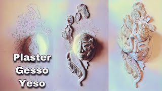 Plaster Art 👉 Basrelief tips [upl. by Renelle817]