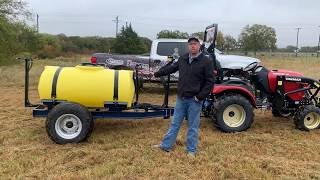 AG Spray TR300E  300 Gallon Boomless Sprayer [upl. by Vowel107]